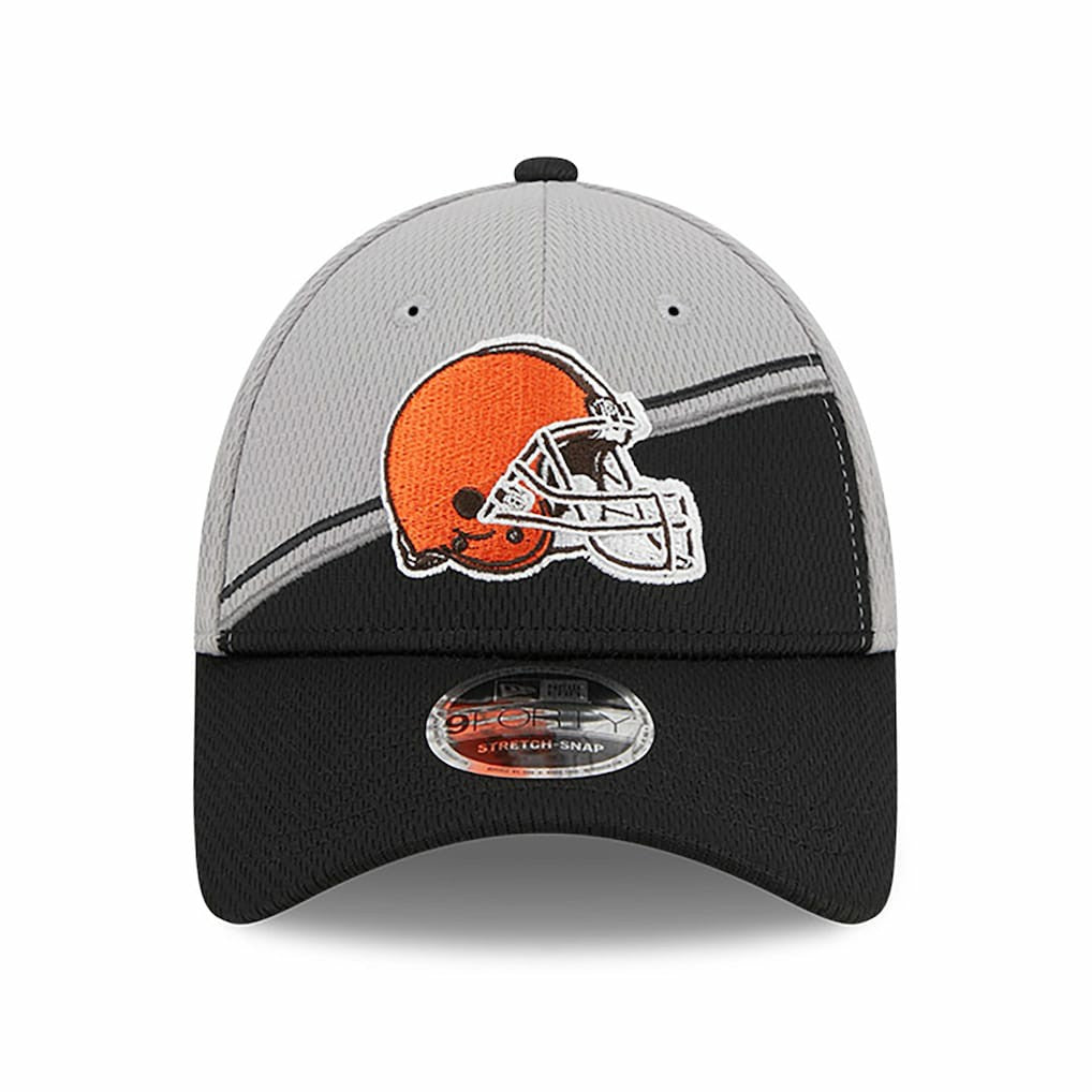 Cleveland Browns New Era 2023 Sideline 9FORTY Adjustable Hat - Gray/Black cheap
