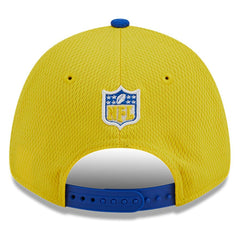 Los Angeles Rams New Era 2023 Sideline 9FORTY Adjustable Hat - Gold/Royal for sale