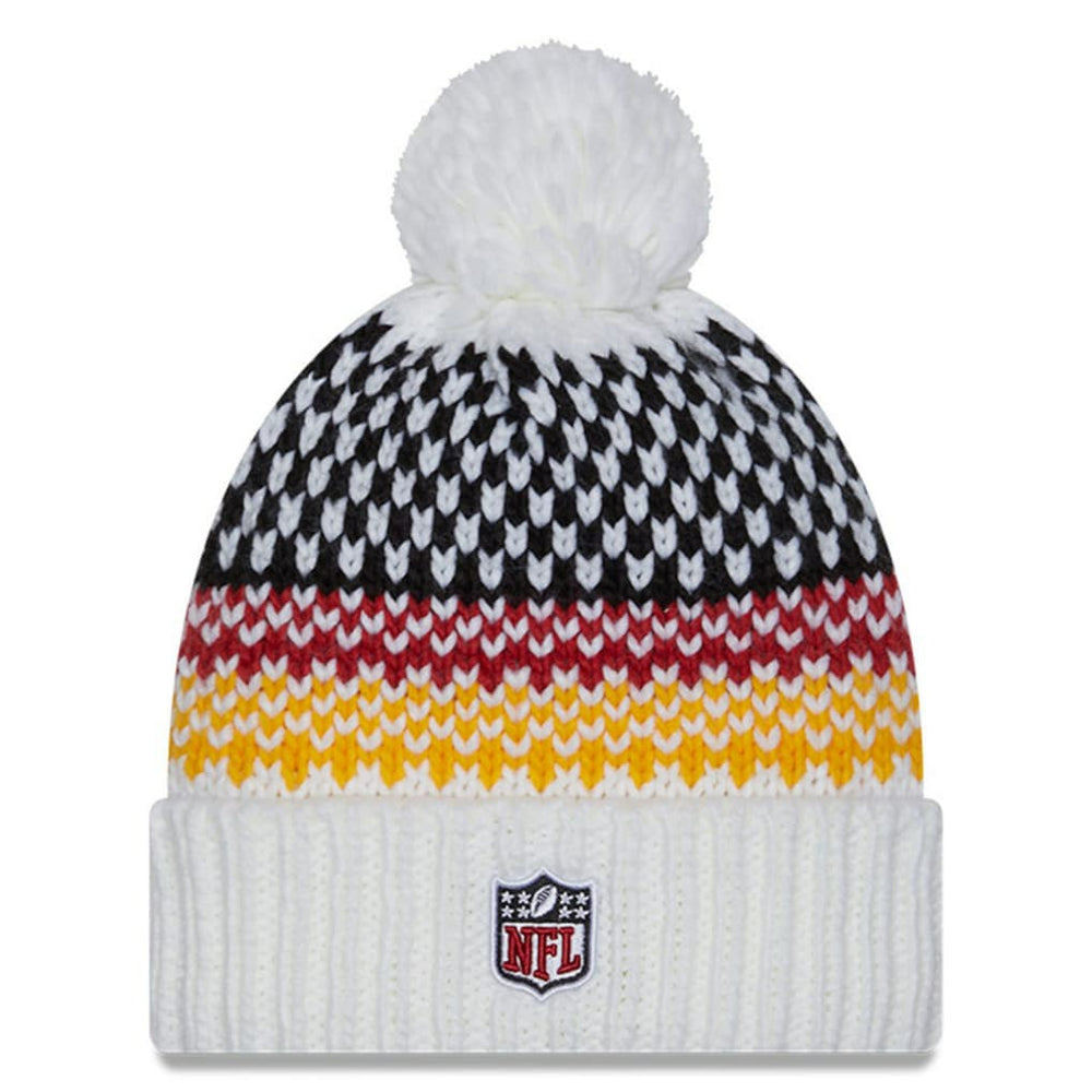 Arizona Cardinals New Era Women's 2023 Sideline Cuffed Knit Hat with Pom - White online