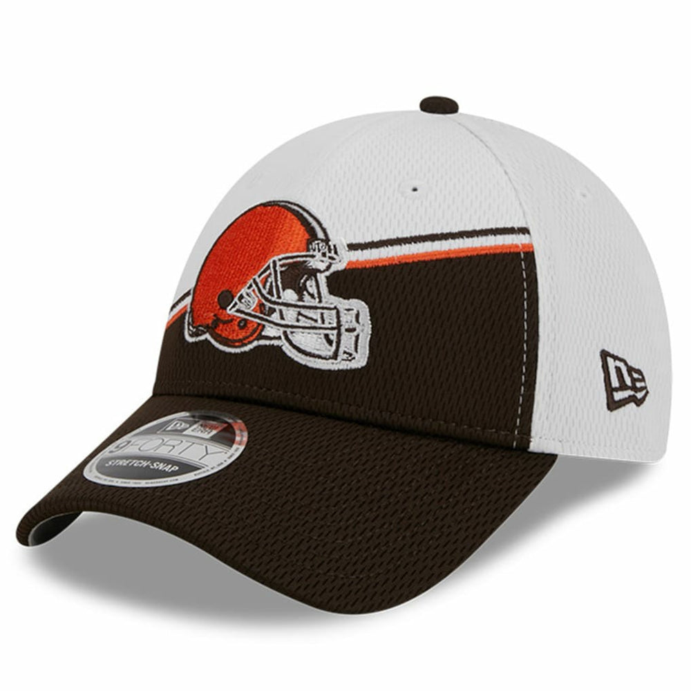 Cleveland Browns New Era 2023 Sideline 9FORTY Adjustable Hat - White/Brown online
