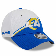 Los Angeles Rams New Era 2023 Sideline 9FORTY Adjustable Hat - White/Royal outlet