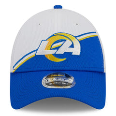 Los Angeles Rams New Era 2023 Sideline 9FORTY Adjustable Hat - White/Royal outlet