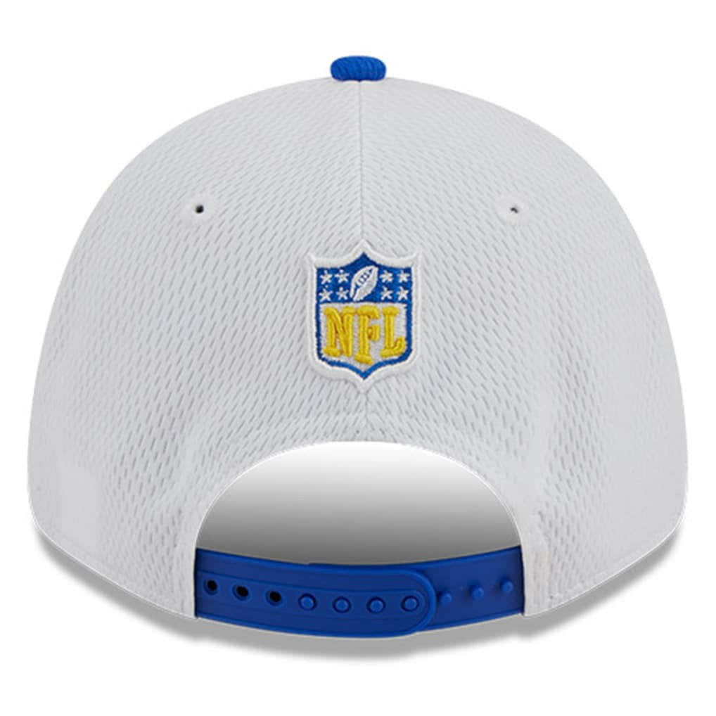 Los Angeles Rams New Era 2023 Sideline 9FORTY Adjustable Hat - White/Royal outlet