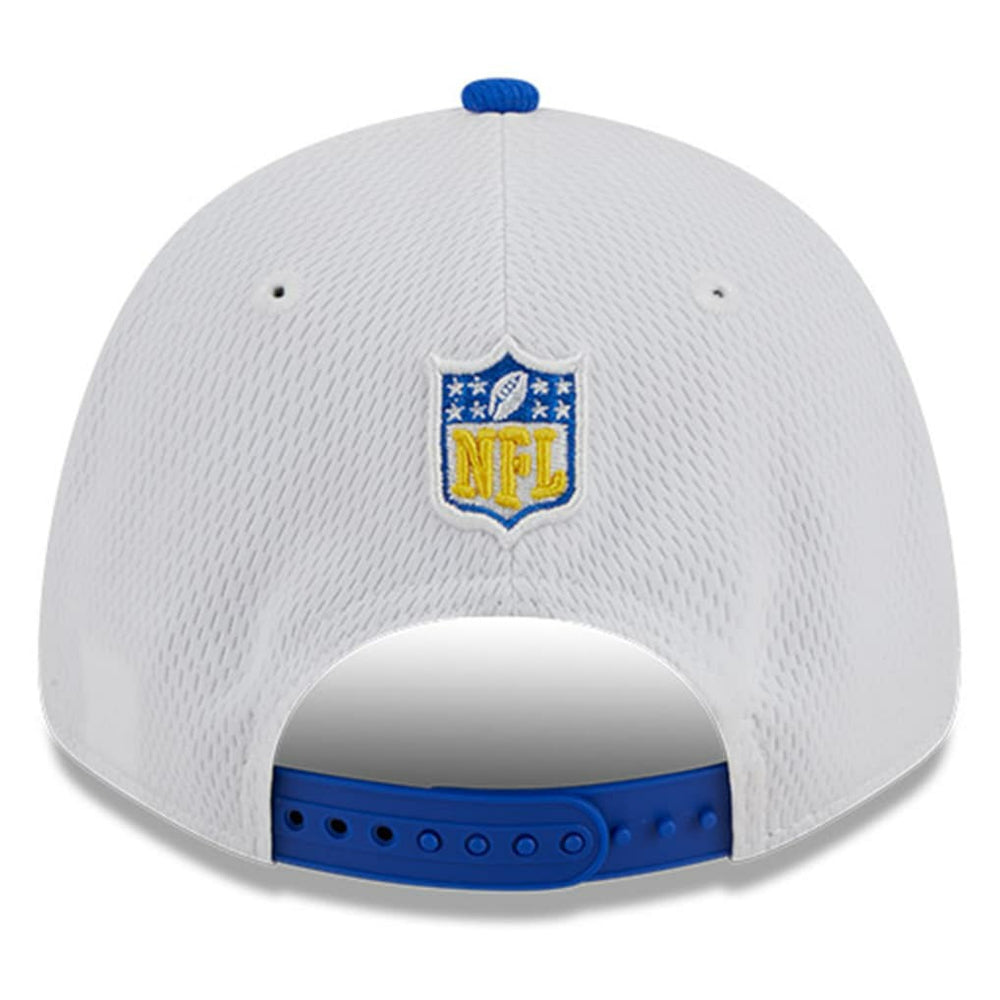 Los Angeles Rams New Era 2023 Sideline 9FORTY Adjustable Hat - White/Royal outlet