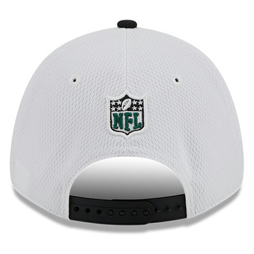New York Jets New Era 2023 Sideline 9FORTY Adjustable Hat - White/Black on sale