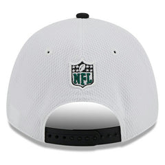 New York Jets New Era 2023 Sideline 9FORTY Adjustable Hat - White/Black on sale