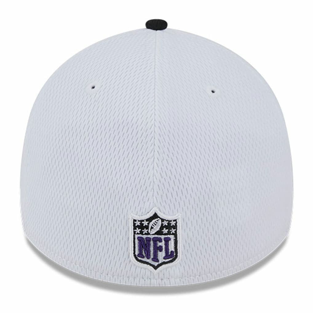 Baltimore Ravens New Era 2023 Sideline 39THIRTY Flex Hat - White/Black outlet