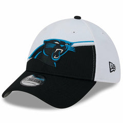 Carolina Panthers New Era 2023 Sideline 39THIRTY Flex Hat - White/Black discount