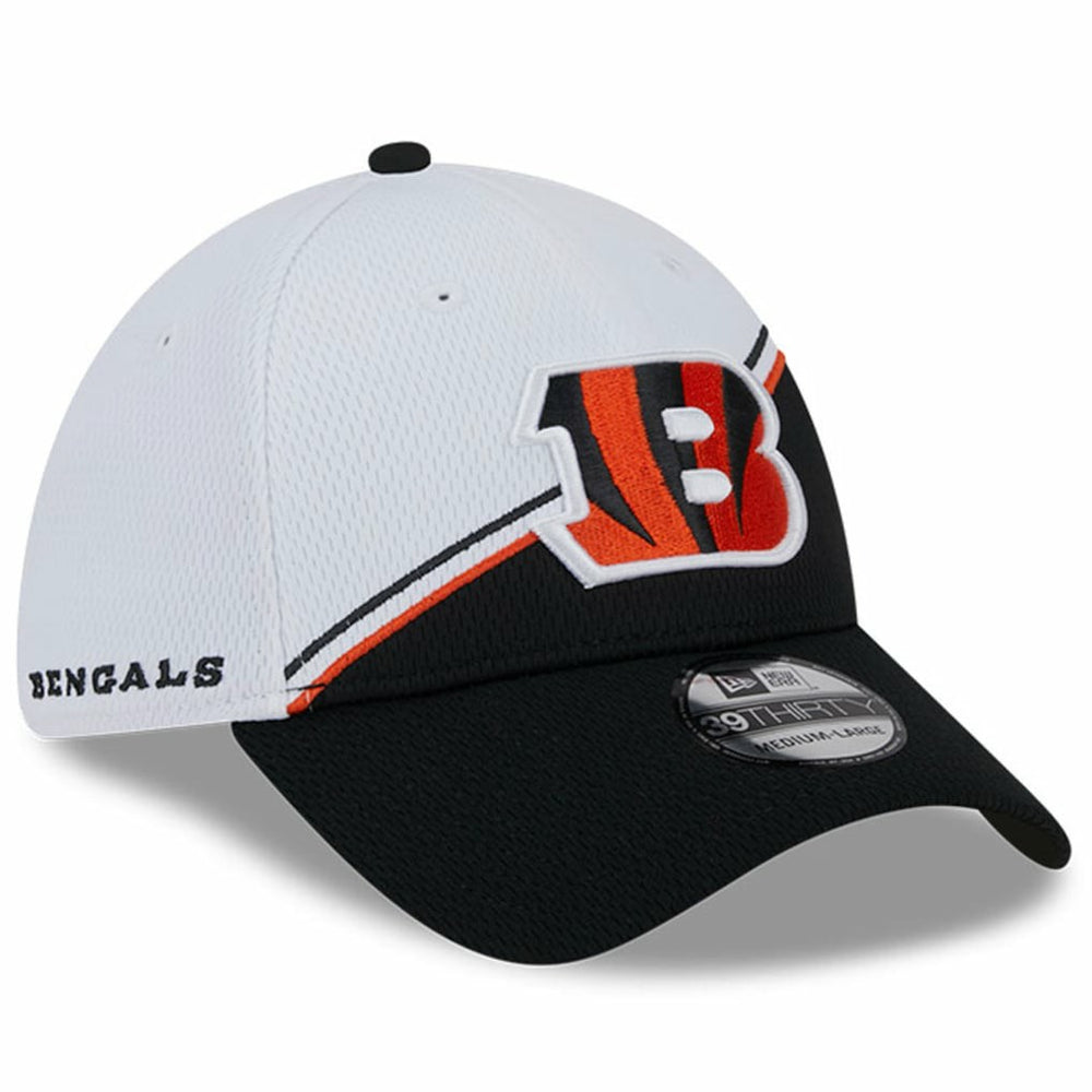 Cincinnati Bengals New Era 2023 Sideline 39THIRTY Flex Hat - White/Black online