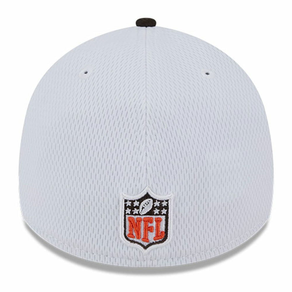 Cleveland Browns New Era 2023 Sideline 39THIRTY Flex Hat - White/Brown discount
