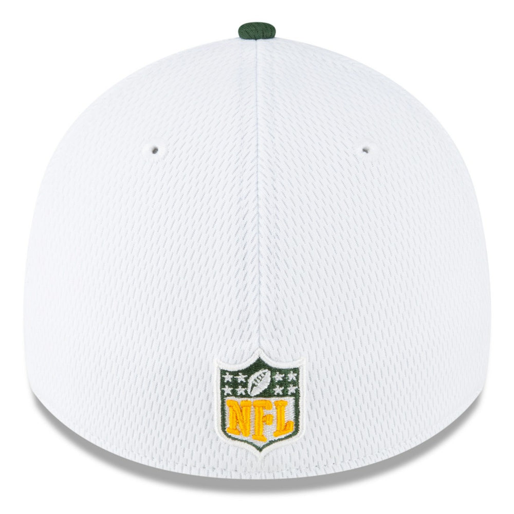 Green Bay Packers New Era 2023 Sideline 39THIRTY Flex Hat - White/Green sale