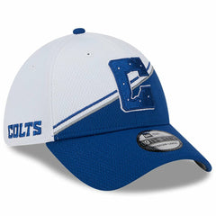 Indianapolis Colts New Era 2023 Sideline 39THIRTY Flex Hat - White/Royal outlet