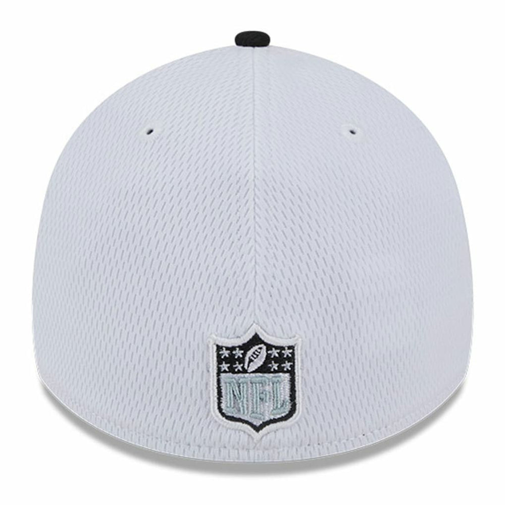 Las Vegas Raiders New Era 2023 Sideline 39THIRTY Flex Hat - White/Black cheap