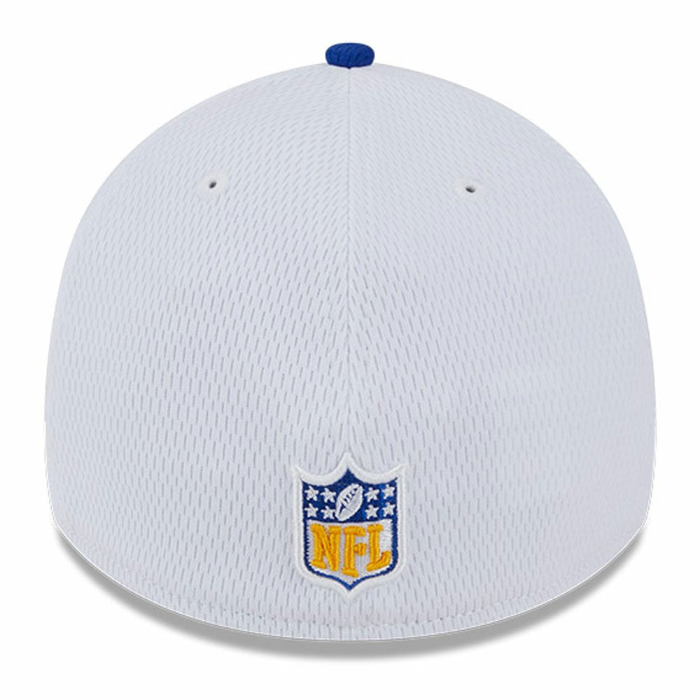 Los Angeles Chargers New Era 2023 Sideline 39THIRTY Flex Hat - White/Blue sale