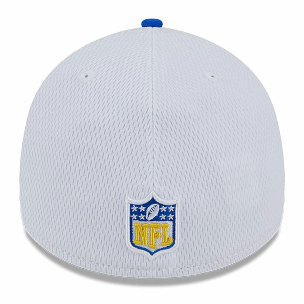 Los Angeles Rams New Era 2023 Sideline 39THIRTY Flex Hat - White/Royal for sale