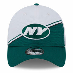 New York Jets New Era 2023 Sideline 39THIRTY Flex Hat - White/Green on sale