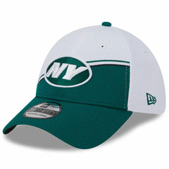 New York Jets New Era 2023 Sideline 39THIRTY Flex Hat - White/Green on sale