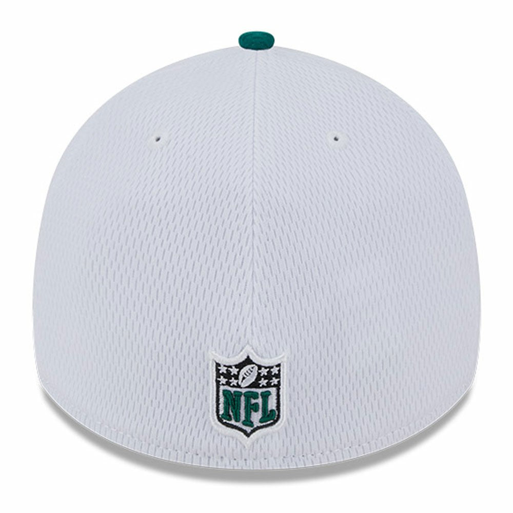 New York Jets New Era 2023 Sideline 39THIRTY Flex Hat - White/Green on sale