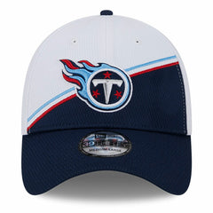 Tennessee Titans New Era 2023 Sideline 39THIRTY Flex Hat - White/Navy for sale