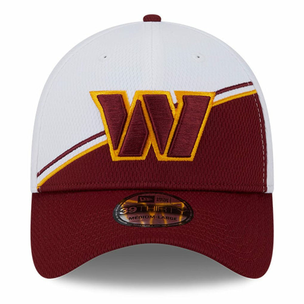 Washington Commanders New Era 2023 Sideline 39THIRTY Flex Hat - White/Burgundy online