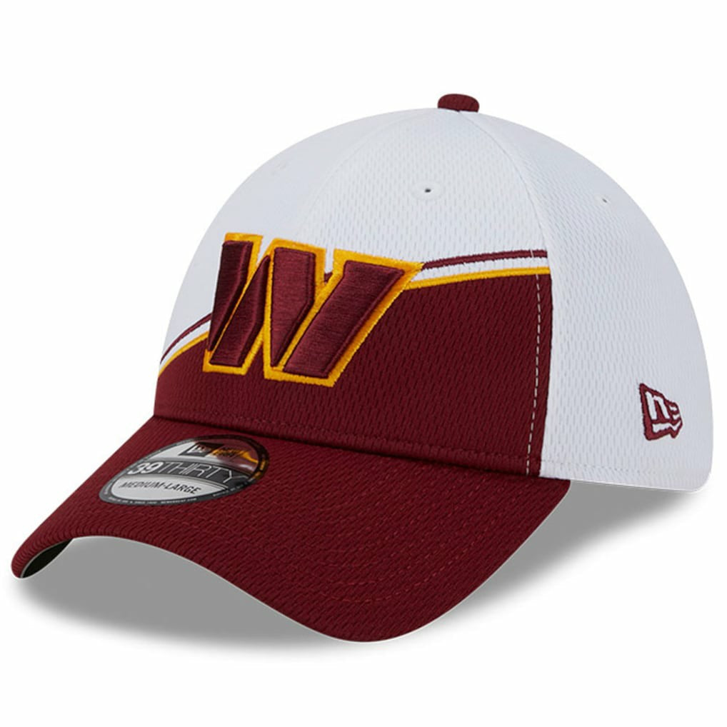 Washington Commanders New Era 2023 Sideline 39THIRTY Flex Hat - White/Burgundy online