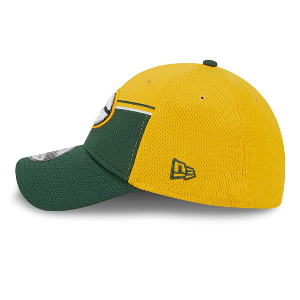 Green Bay Packers New Era 2023 Sideline 39THIRTY Flex Hat - Gold/Green sale