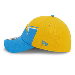 Los Angeles Chargers New Era 2023 Sideline 39THIRTY Flex Hat - Gold/Powder Blue for sale