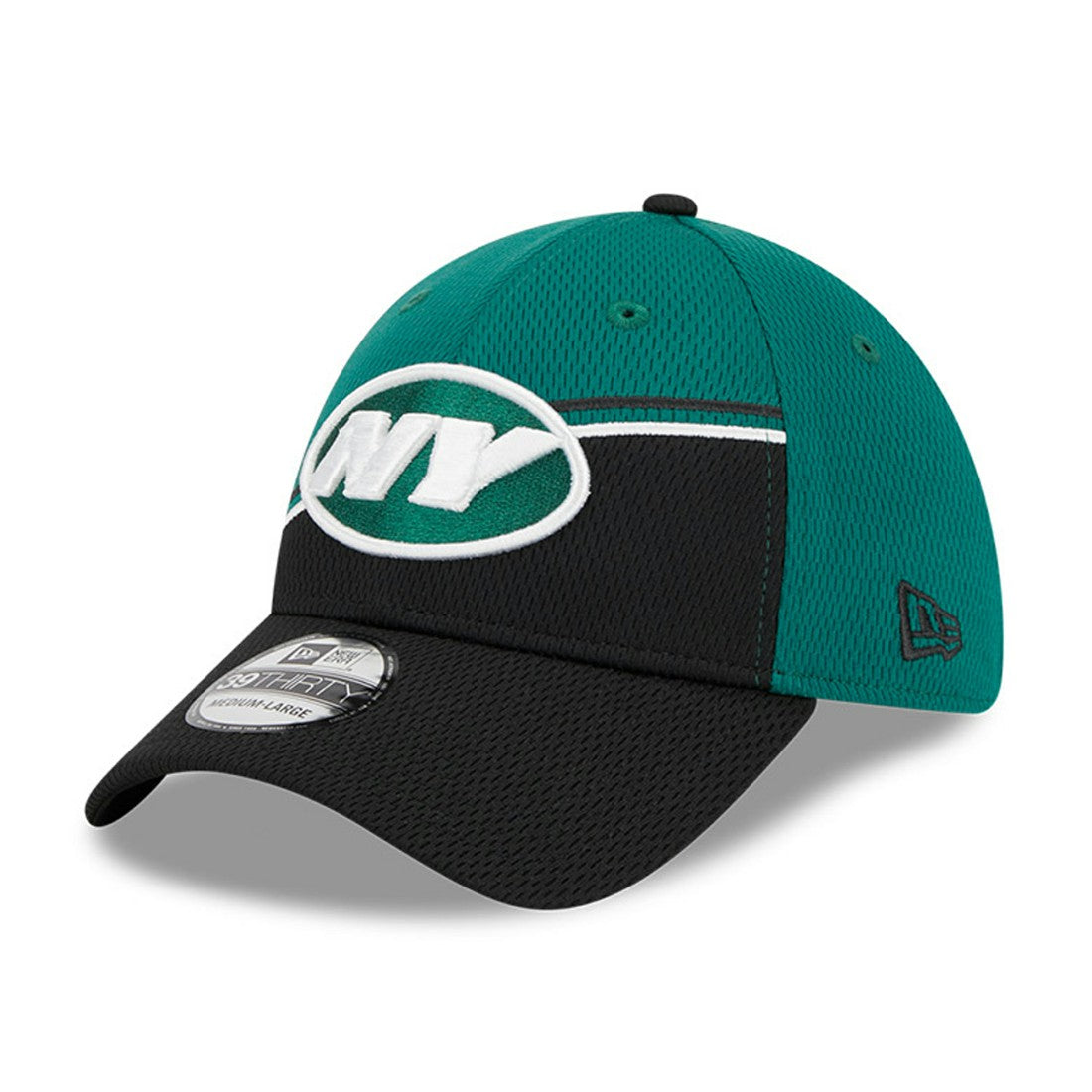 New York Jets New Era 2023 Sideline 39THIRTY Flex Hat - Green/Black discount
