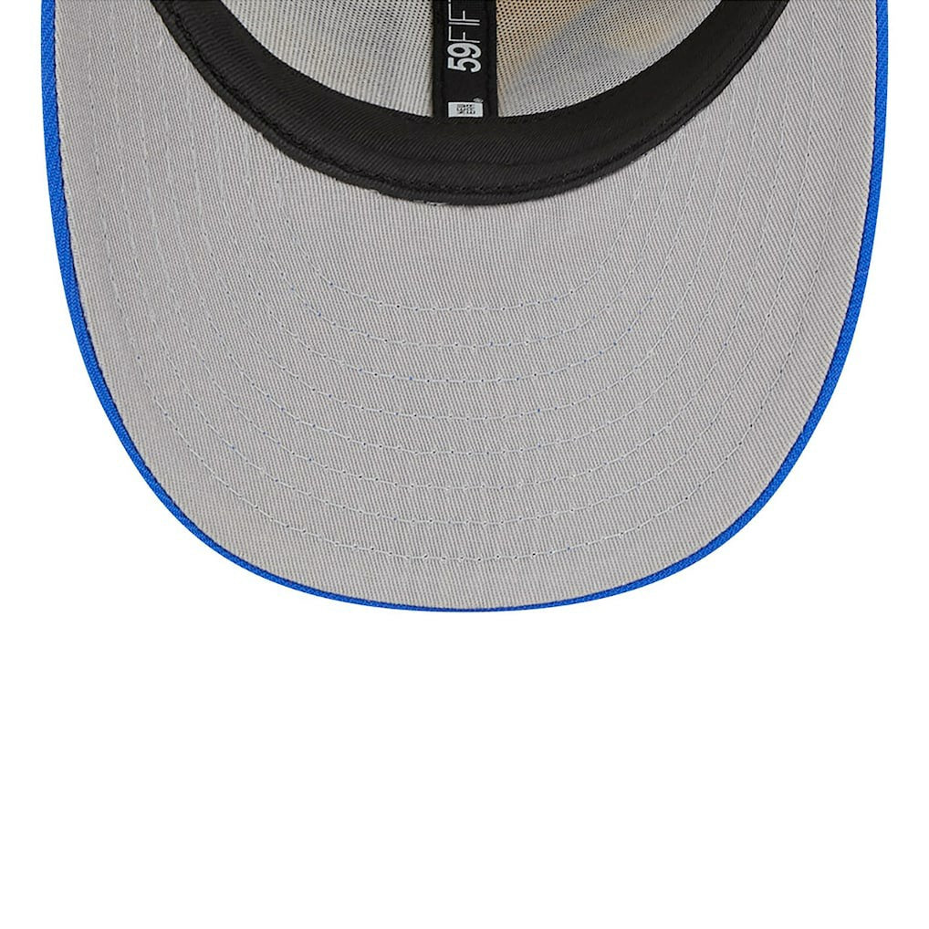 Los Angeles Rams New Era 2023 Sideline Low Profile 59FIFTY Fitted Hat - Yellow/Royal for sale