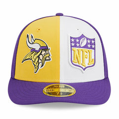 Minnesota Vikings New Era 2023 Sideline Low Profile 59FIFTY Fitted Hat - Gold/Purple discount