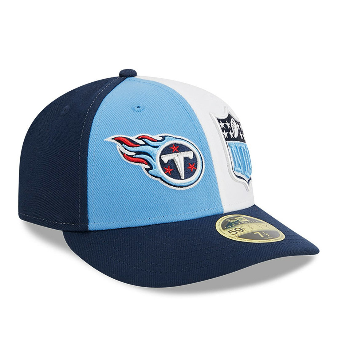 Tennessee Titans New Era 2023 Sideline Low Profile 59FIFTY Fitted Hat - Light Blue/Navy cheap