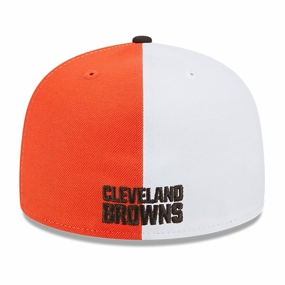 Cleveland Browns New Era 2023 Sideline 59FIFTY Fitted Hat - Orange/Brown on sale