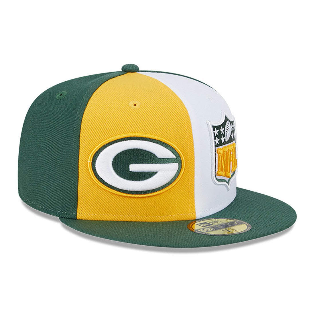 Green Bay Packers New Era 2023 Sideline 59FIFTY Fitted Hat - Gold/Green outlet