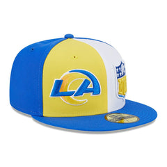 Los Angeles Rams New Era 2023 Sideline 59FIFTY Fitted Hat - Gold/Royal outlet