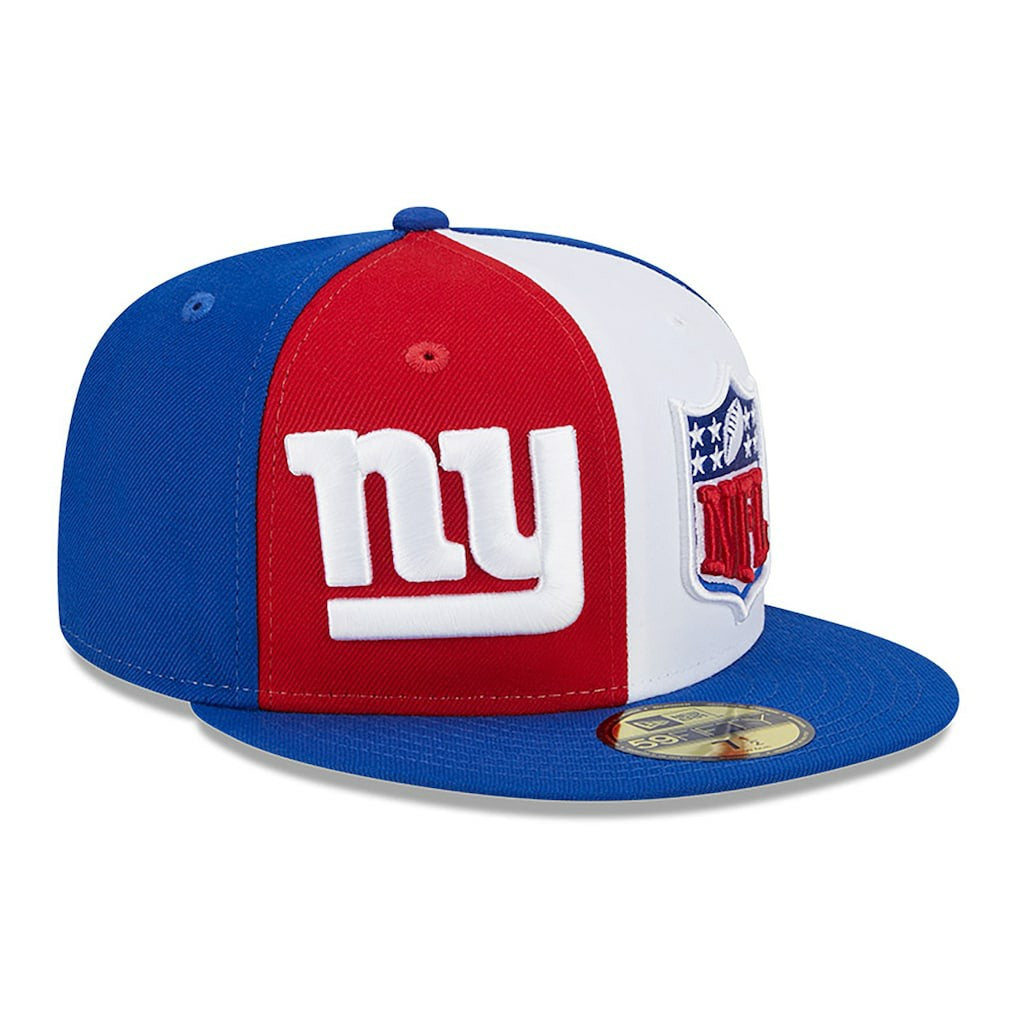 New York Giants New Era 2023 Sideline 59FIFTY Fitted Hat - Red/Royal sale