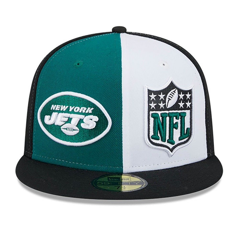 New York Jets New Era 2023 Sideline 59FIFTY Fitted Hat - Green/Black cheap