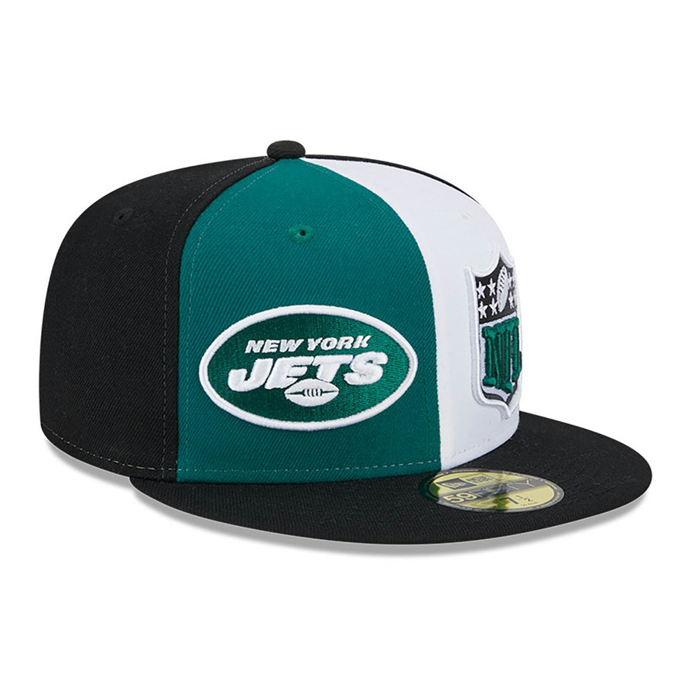 New York Jets New Era 2023 Sideline 59FIFTY Fitted Hat - Green/Black cheap