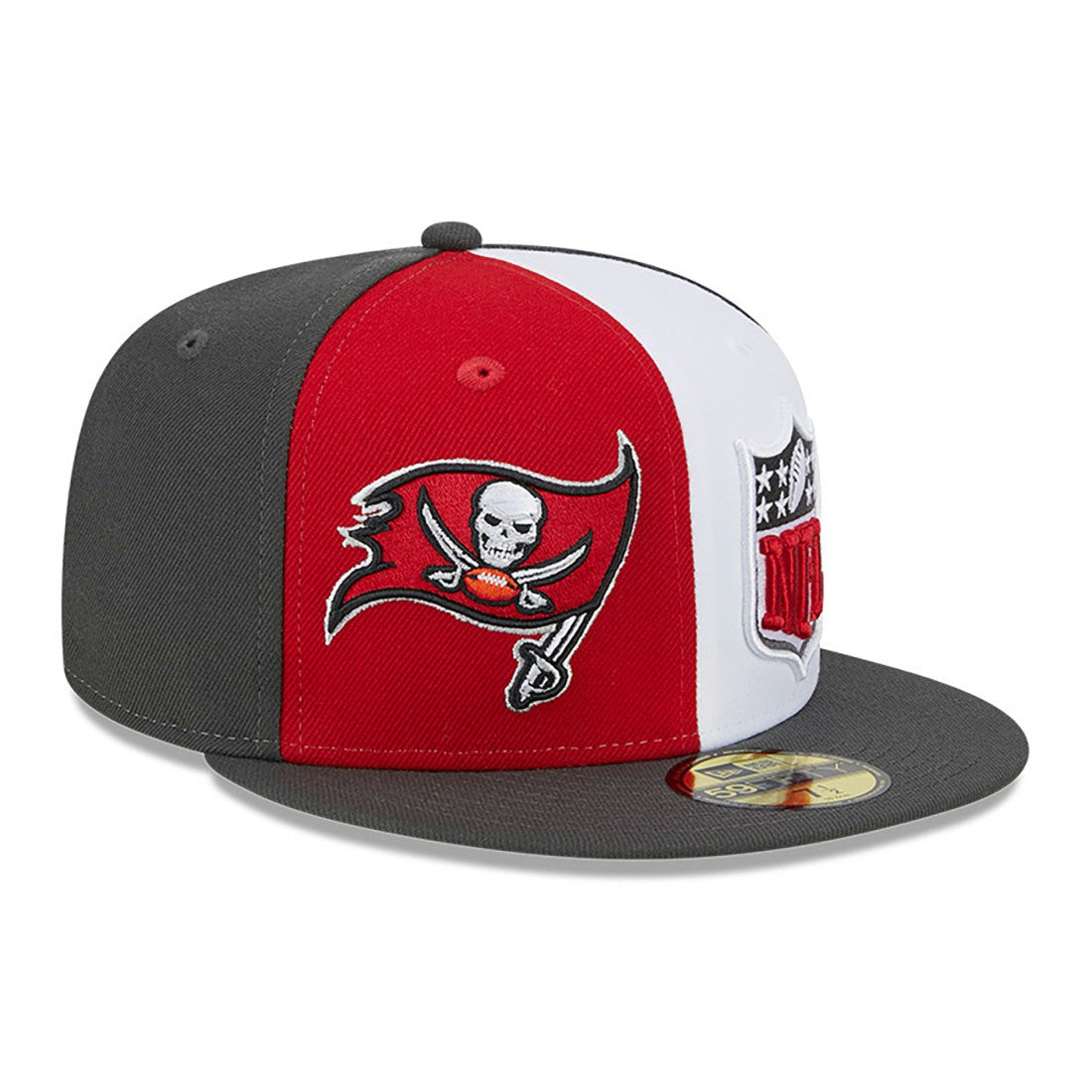 Tampa Bay Buccaneers New Era 2023 Sideline 59FIFTY Fitted Hat - Red/Pewter discount