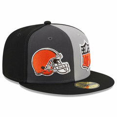 Cleveland Browns New Era 2023 Sideline 59FIFTY Fitted Hat - Gray/Black outlet