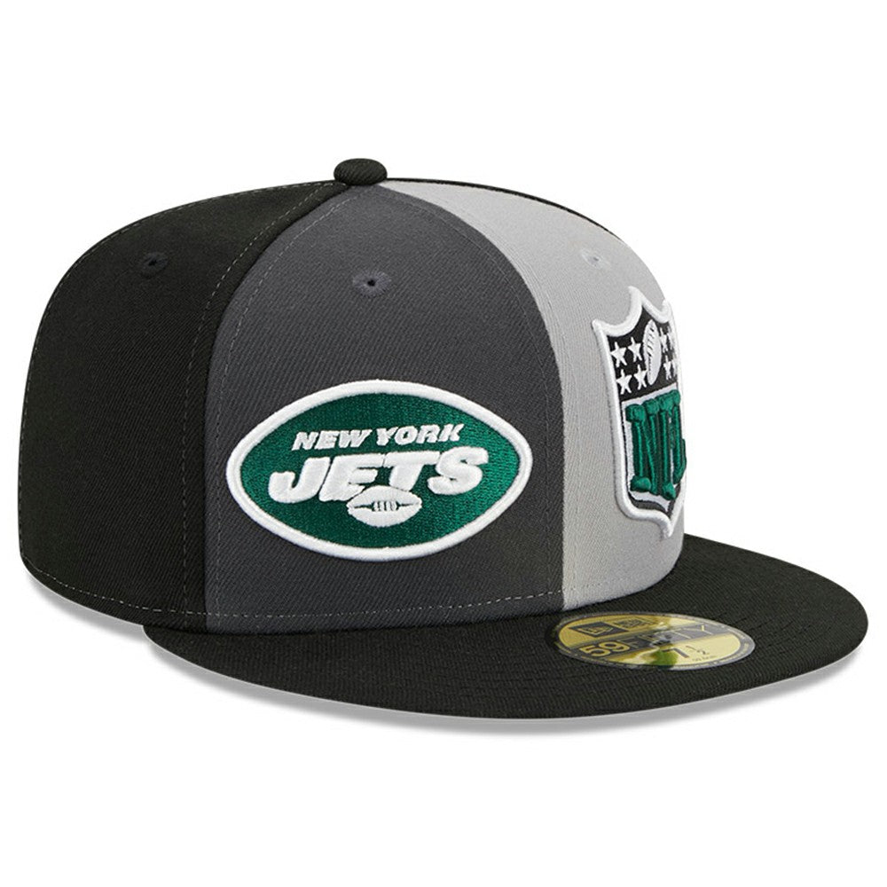New York Jets New Era 2023 Sideline 59FIFTY Fitted Hat - Gray/Black online