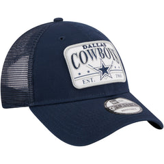 Dallas Cowboys New Era Plate 9FORTY Trucker Adjustable Hat - Navy discount