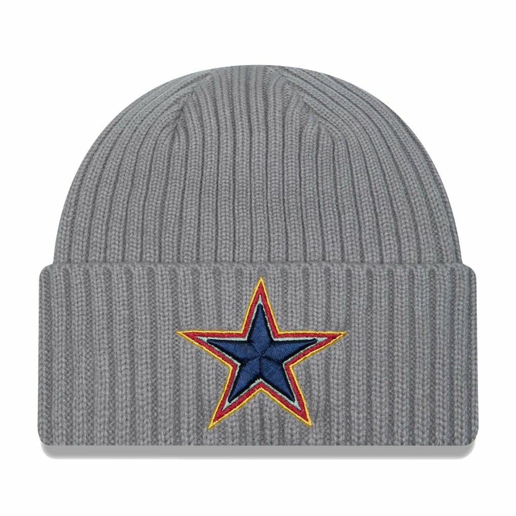 Dallas Cowboys New Era Color Pack Multi Cuffed Knit Hat - Gray discount