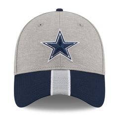 Dallas Cowboys New Era Stripe 39THIRTY Flex Hat - Heather Silver for sale