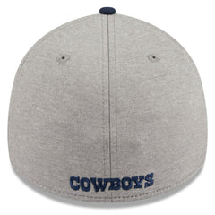 Dallas Cowboys New Era Stripe 39THIRTY Flex Hat - Heather Silver for sale