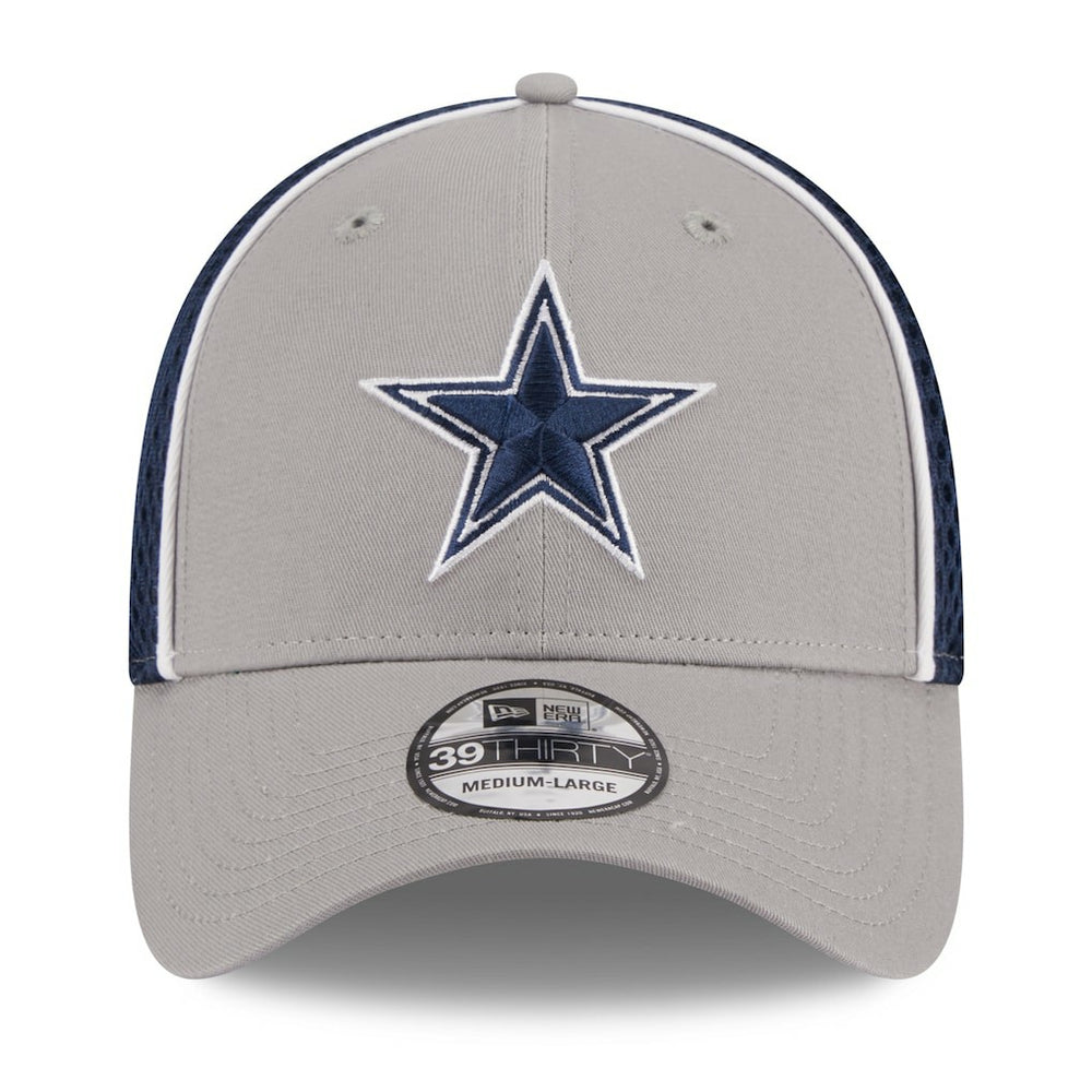 Dallas Cowboys New Era Pipe 39THIRTY Flex Hat - Gray discount