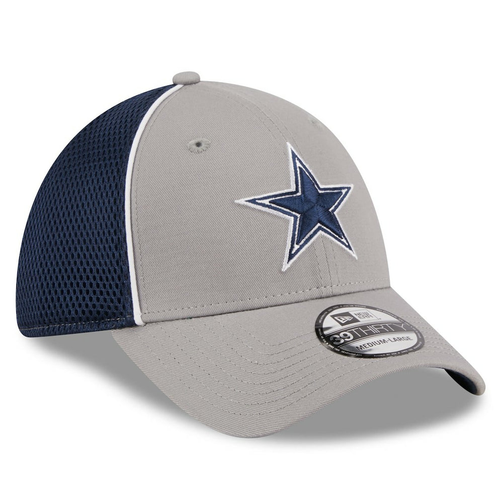 Dallas Cowboys New Era Pipe 39THIRTY Flex Hat - Gray discount