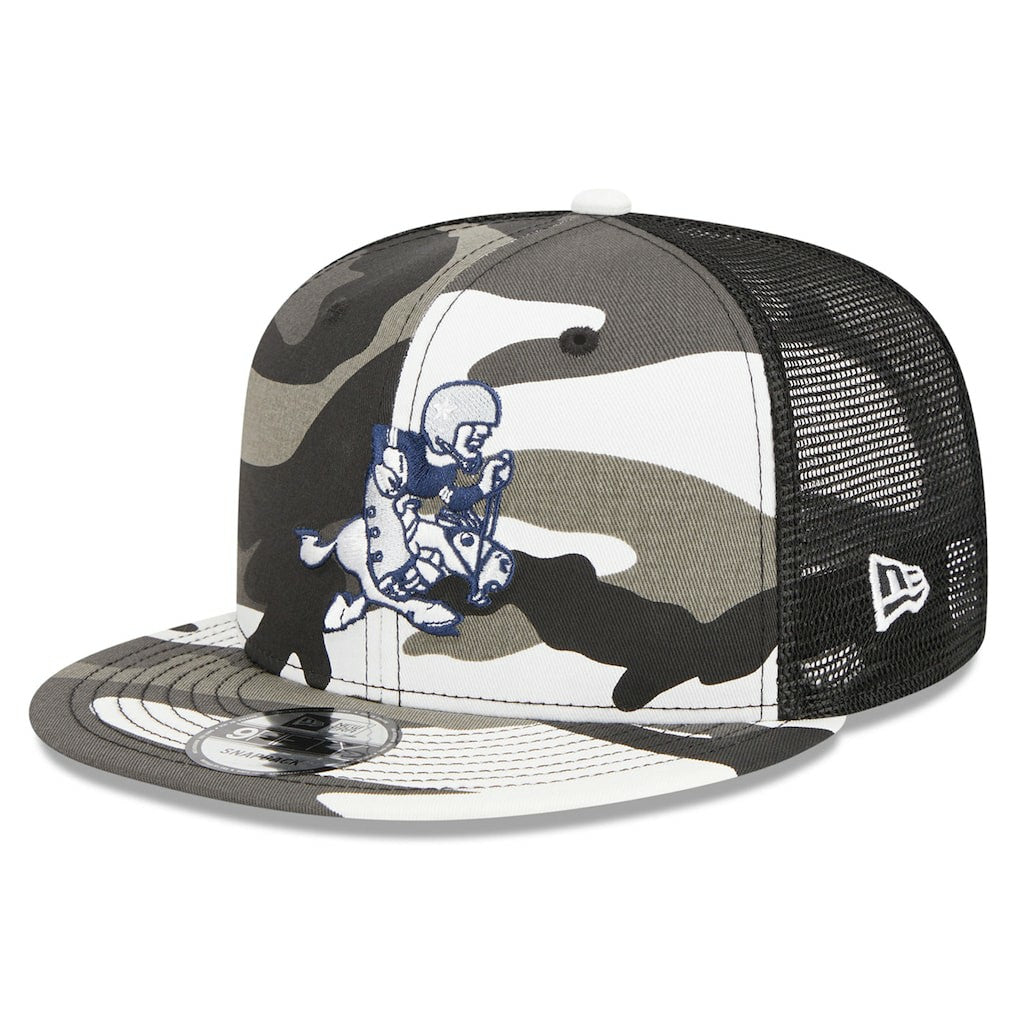 Dallas Cowboys New Era Urban Camo 9FIFTY Trucker Snapback Hat on sale