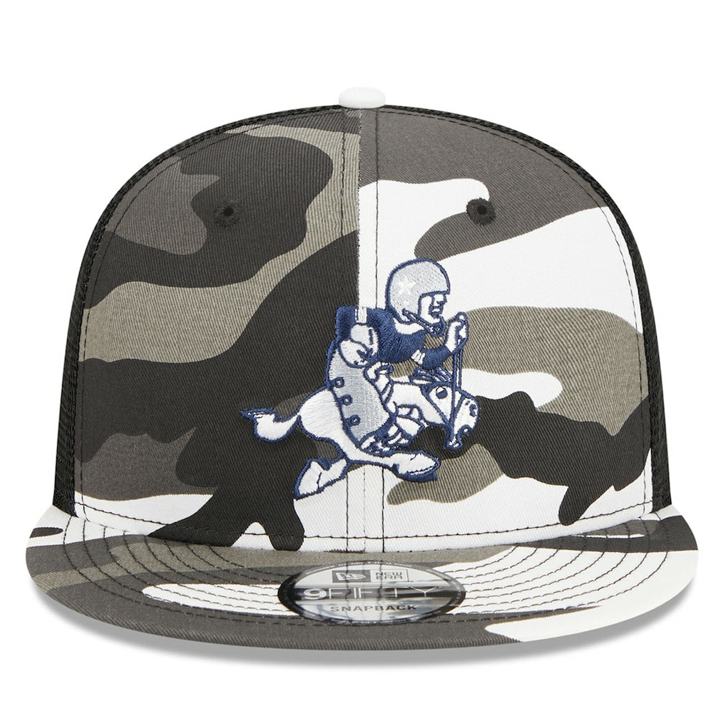 Dallas Cowboys New Era Urban Camo 9FIFTY Trucker Snapback Hat on sale