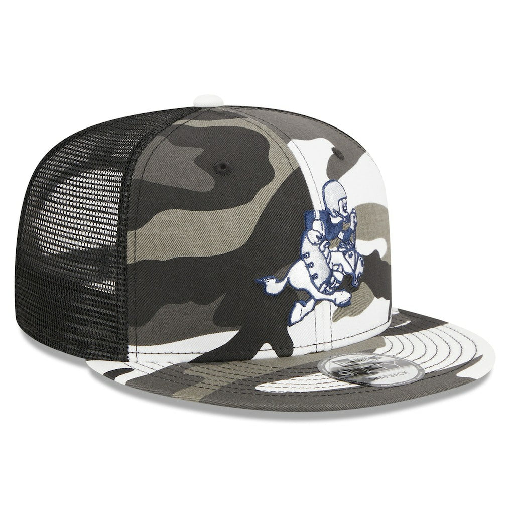 Dallas Cowboys New Era Urban Camo 9FIFTY Trucker Snapback Hat on sale
