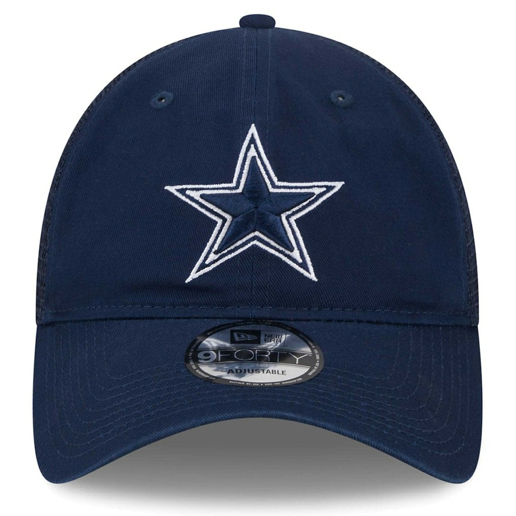 Dallas Cowboys New Era Distinct 9TWENTY Adjustable Hat - Navy cheap
